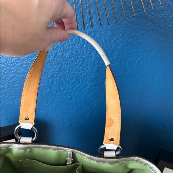 COACH Limited Edition Tote Bag, burlap, embroidered and painted - Picture 17 of 17